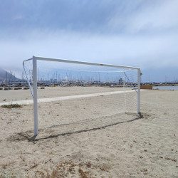 Juego porterías fútbol-playa aluminio 120x100 mm