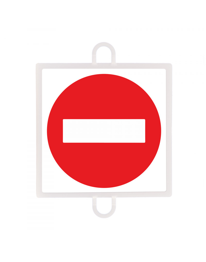 Panel de señalizacion trafico de prohibicion nº 1 (direccion contraria)