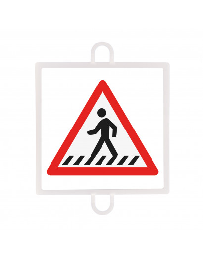Panel de señalizacion trafico de peligro nº2 (peatones)