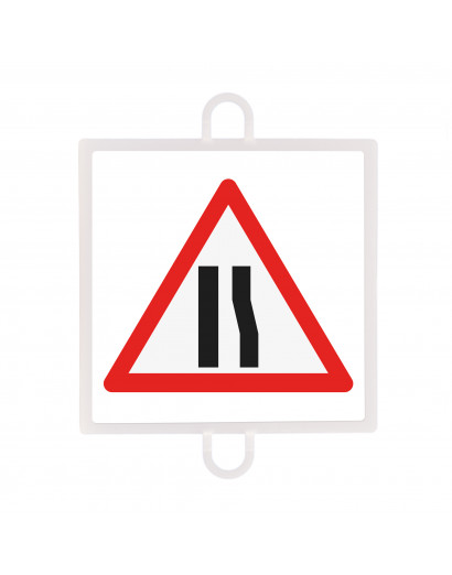 Panel de señalizacion trafico de peligro nº 9 (extrechamiento)