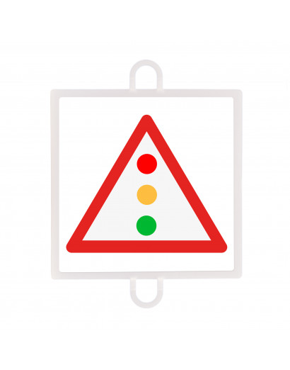 Panel de señalizacion trafico de peligro nº 10 (semaforos)