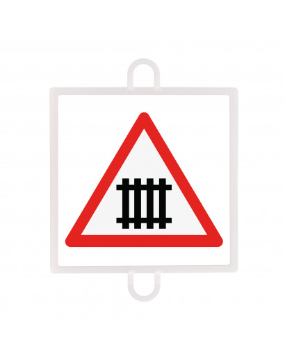 Panel de señalizacion trafico de peligro nº 5 (nivel con barreras)