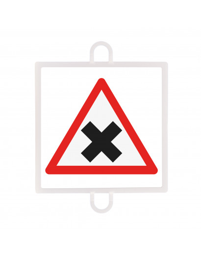 Panel de señalizacion trafico de peligro nº 3 (intersección)