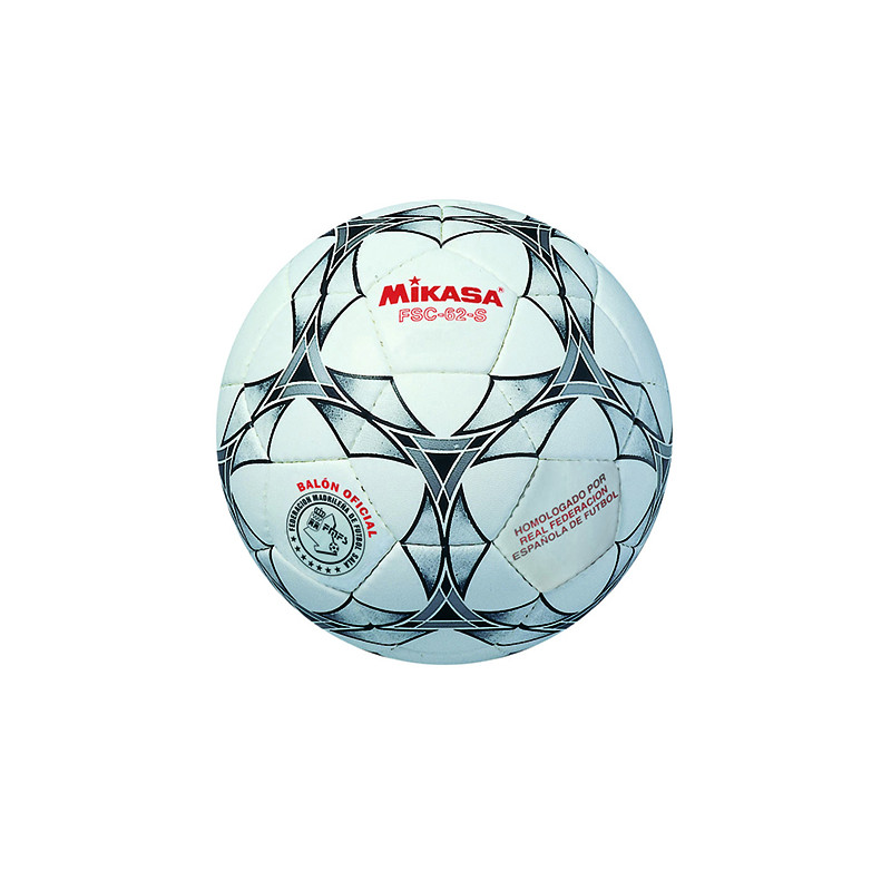 Balón fútbol sala mikasa 'fsc-62 s' cuero sintético cosido a mano