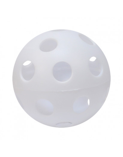 Lote 5 pelotas hockey/floorball con agujeros 100 mm