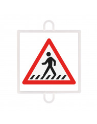 PANEL DE SEÑALIZACION TRAFICO DE PELIGRO Nº2 (PEATONES)