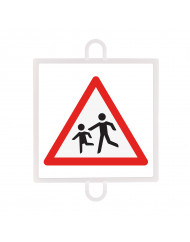 PANEL DE SEÑALIZACION TRAFICO DE PELIGRO Nº 8 (NIÑOS)