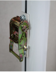 JUEGO POSTES PADEL ALUMINIO FIJOS SECCION CUADRADA 80 X 80 MM -