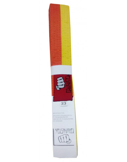 CINTURON KARATE/JUDO YOSIHIRO 100% ALGODON