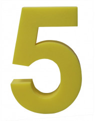 LOTE 5 MINITAPICES NUMEROS COLORES VARIADOS