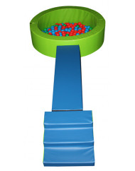 PISCINA REDONDA LLENADO PELOTAS,  DIAMETRO Ø 150 CM X 40 CM ALTO X 15 CM ANCHO
