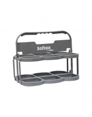 PORTABOTELLAS PLEGABLE DELUXE  PARA 6 BOTELLAS