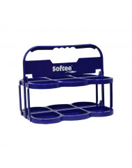 PORTABOTELLAS PLEGABLE DELUXE  PARA 6 BOTELLAS