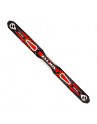 Protector softee padel geometría rojo