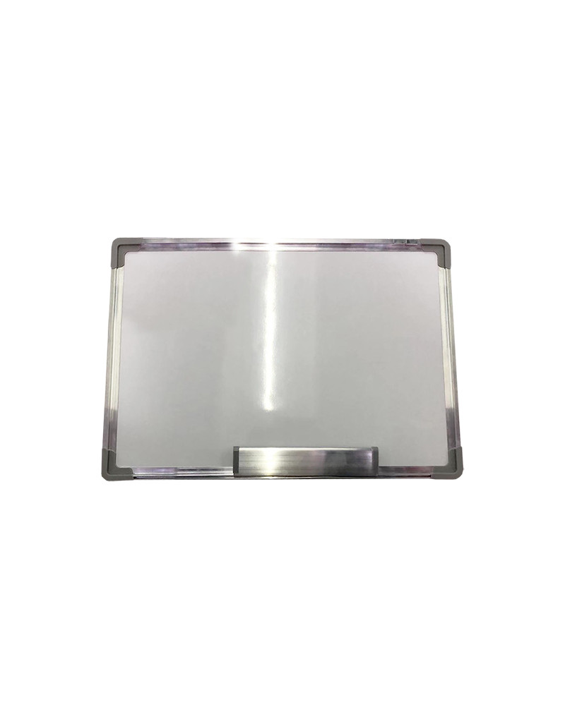 Pizarra magnética neutra cerco de aluminio 60x90cm con soporte
