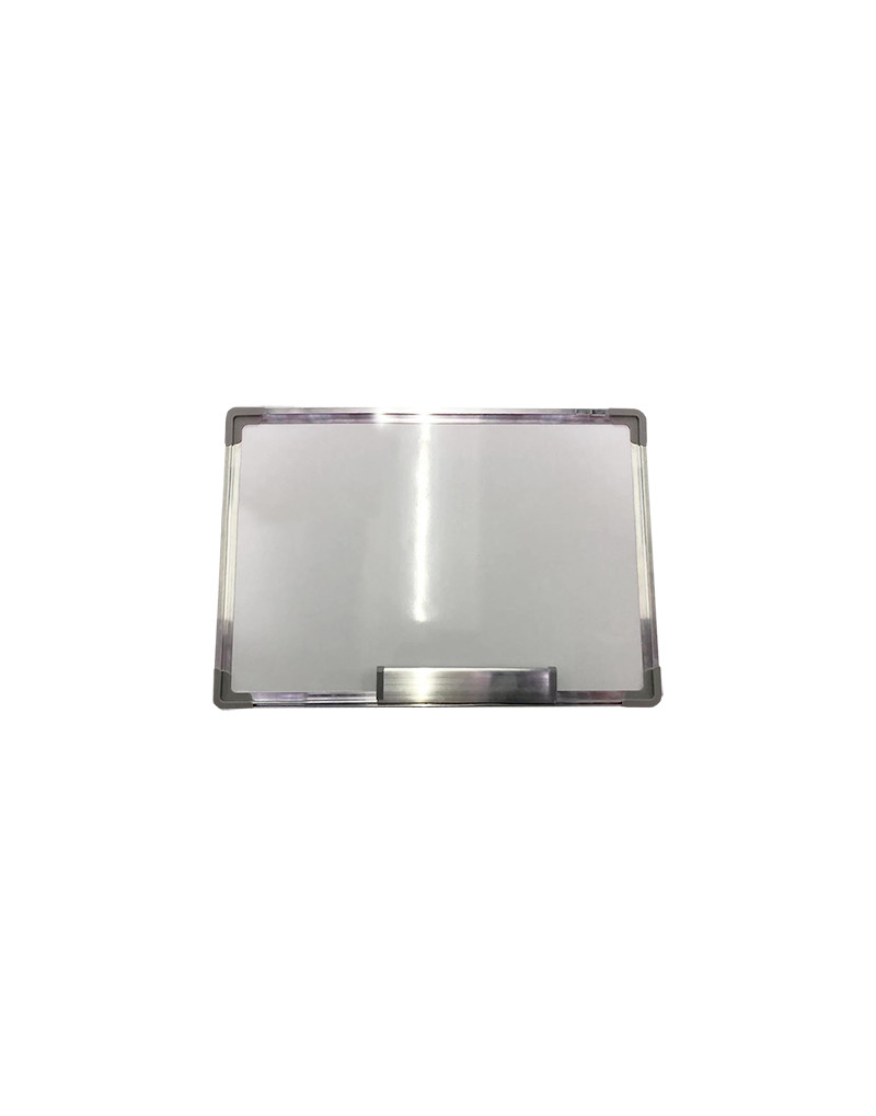 Pizarra magnética neutra cerco de aluminio 45x60cm con soporte