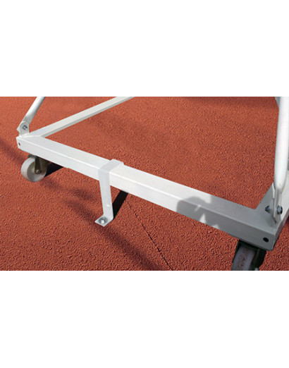 JUEGO CANASTAS BALONCESTO DELUXE MONOTUBO TUBO 100 TRASLADABLE 2 RUEDAS CON CARRO  -SIN TABLERO, ARO
