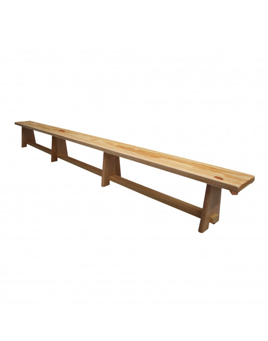 Banco sueco de madera 3mts