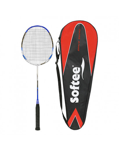 Raqueta badminton softee 10k azul/blanco