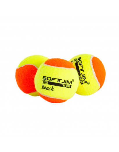 Bolsa 3 pelotas softee de beach tennis