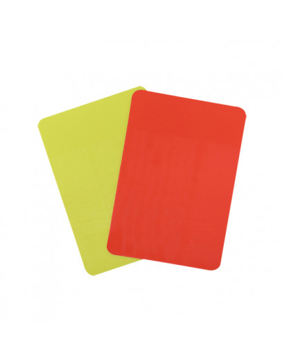 Set tarjeta árbitro color roja /amaril