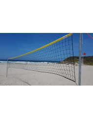 Red voley playa 3 mm linea premium con cinta amarilla