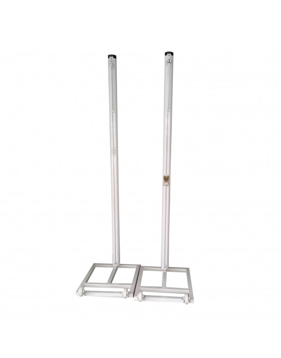 Juego postes voleibol trasladables aluminio ø 90mm