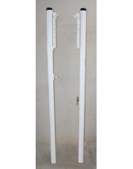 Juego postes voleibol fijos aluminio ø 90mm