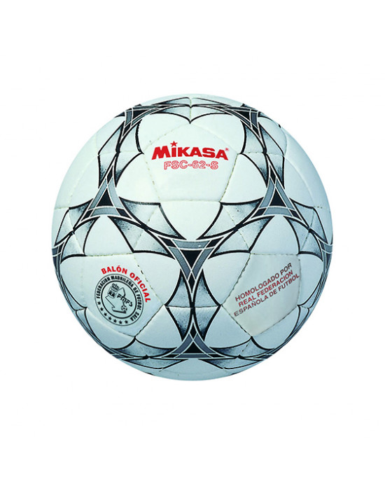 Balón fútbol sala mikasa 'fsc-62 s' cuero sintético cosido a mano