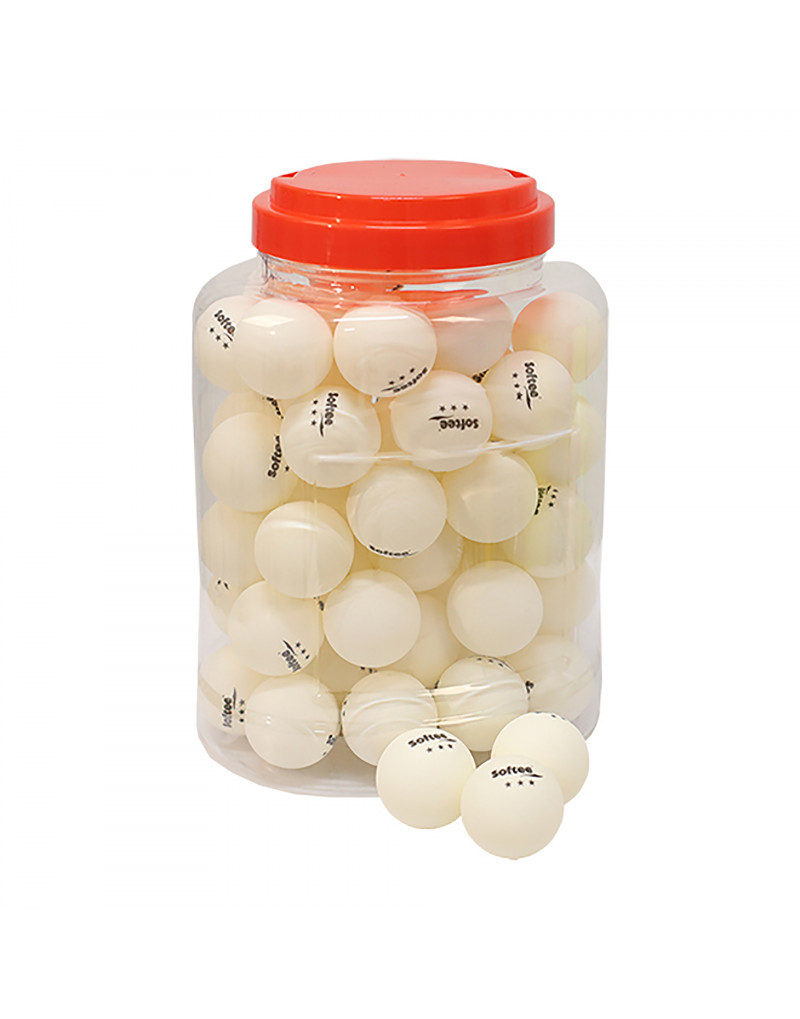 Tarro 60 pelotas tenis de mesa softee 40mm Tarro 60 pelotas tenis de mesa softee 40mm