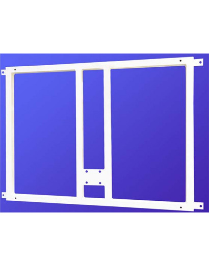 Soporte metalico para sujeccion tablero y aro minibasket a la pared