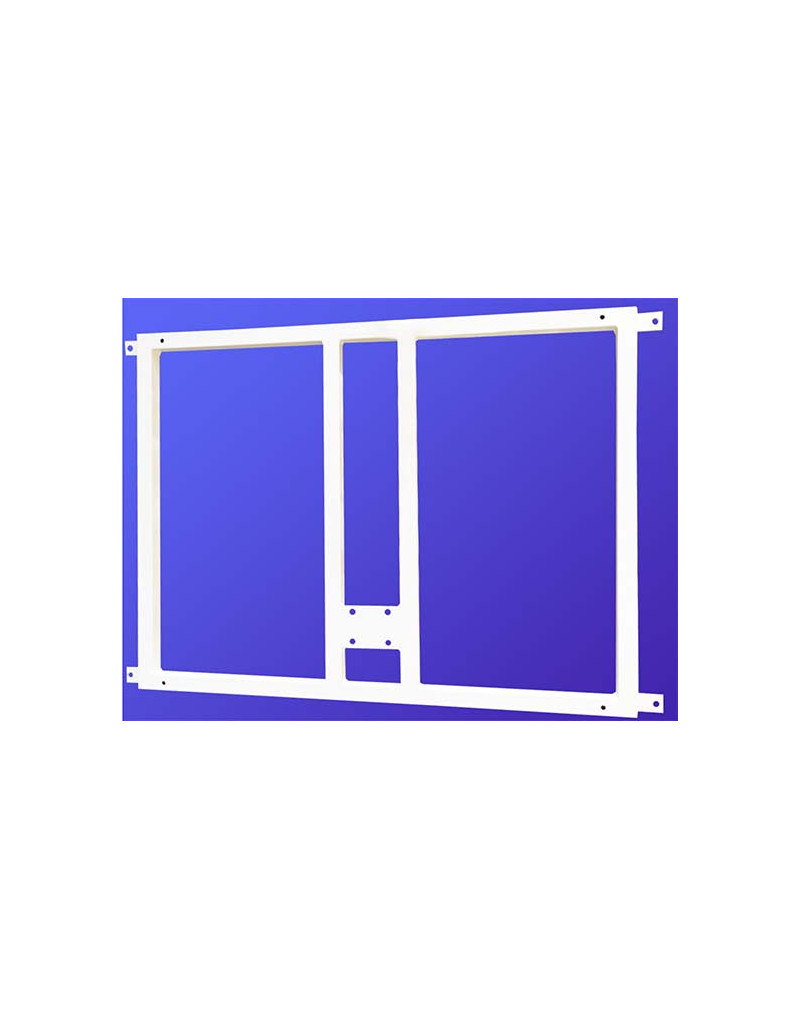 Soporte metalico para sujeccion tablero y aro minibasket a la pared