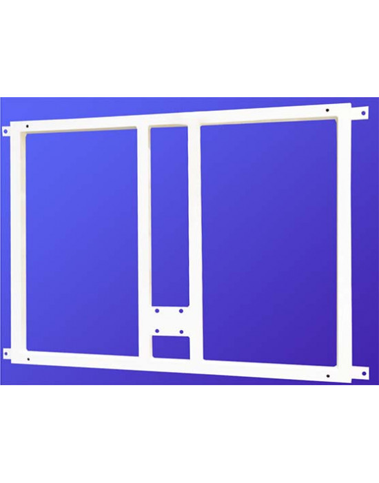 Soporte metalico para sujeccion tablero y aro minibasket a la pared