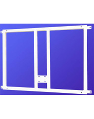 Soporte metalico para sujeccion tablero y aro minibasket a la pared