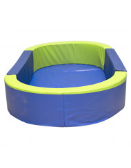 Suelo de lona pvc para piscina ovalada 300x150x30cm