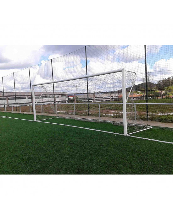 Juego bases porterías fútbol 7 para recogida de red