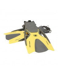 Par de aletas body talla 43/46 amarillo
