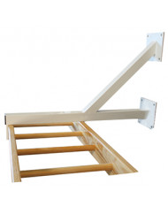 Herraje para escalera horizontal -2 uds-