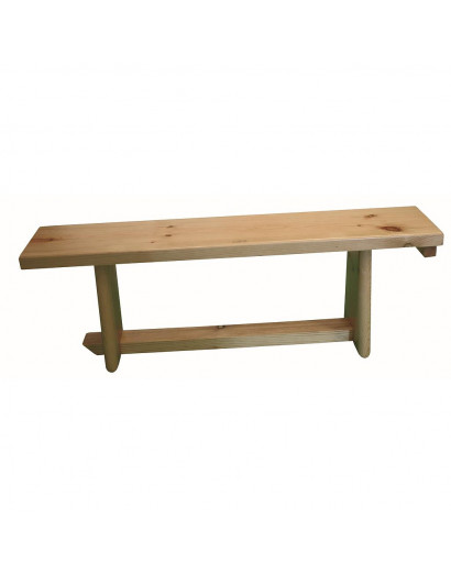 Banco sueco de madera 1mt