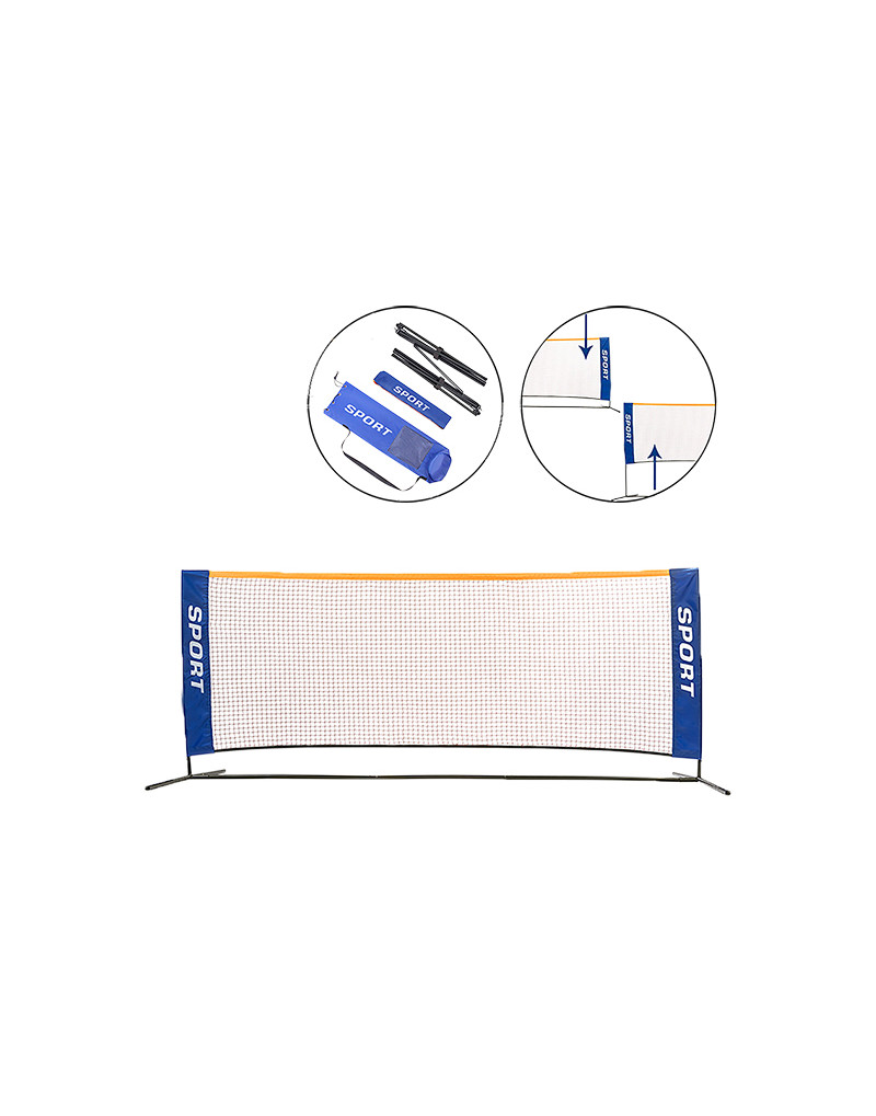 Set minitenis/minibadminton metálico