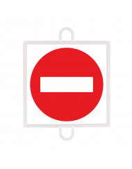 Panel de señalización tráfico de prohibición nº 1 (dirección contraria)