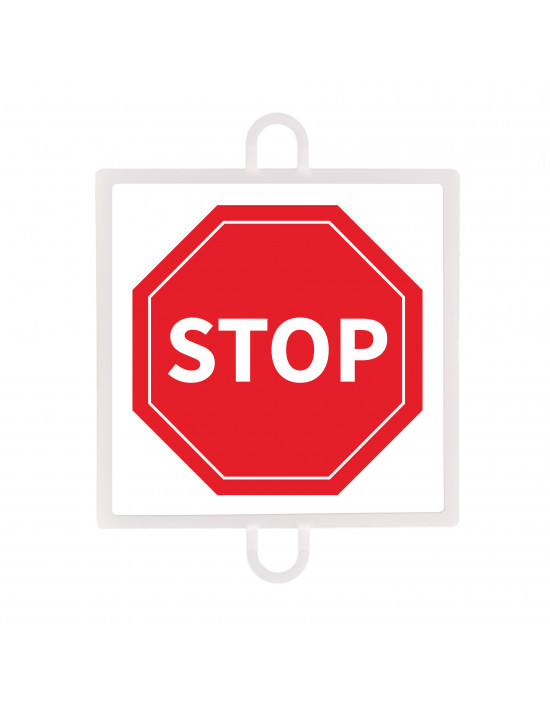 Panel de señalización tráfico de prioridad nº 1 (stop)