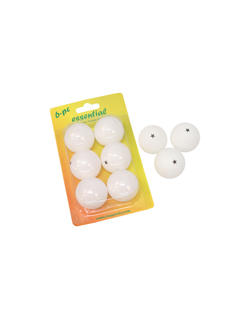 Caja 6 pelotas pvc essential tenis de mesa Caja 6 pelotas pvc essential tenis de mesa