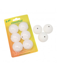 Caja 6 pelotas pvc essential tenis de mesa