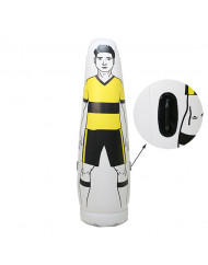 Jugador barrera hinchable amarillo flúor