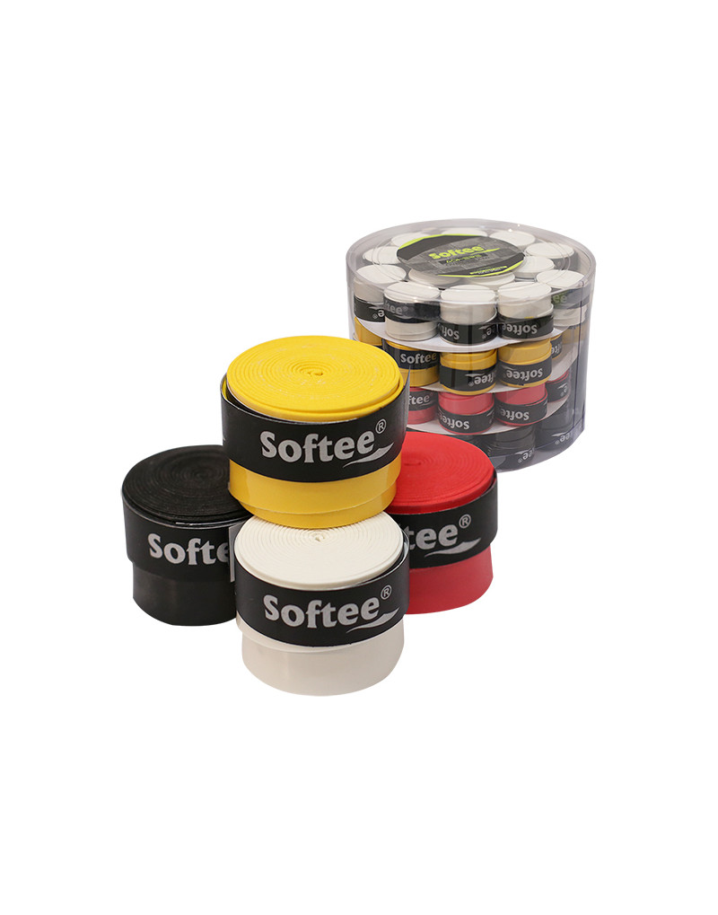 Tarro 60 overgrips softee multicolor adhere