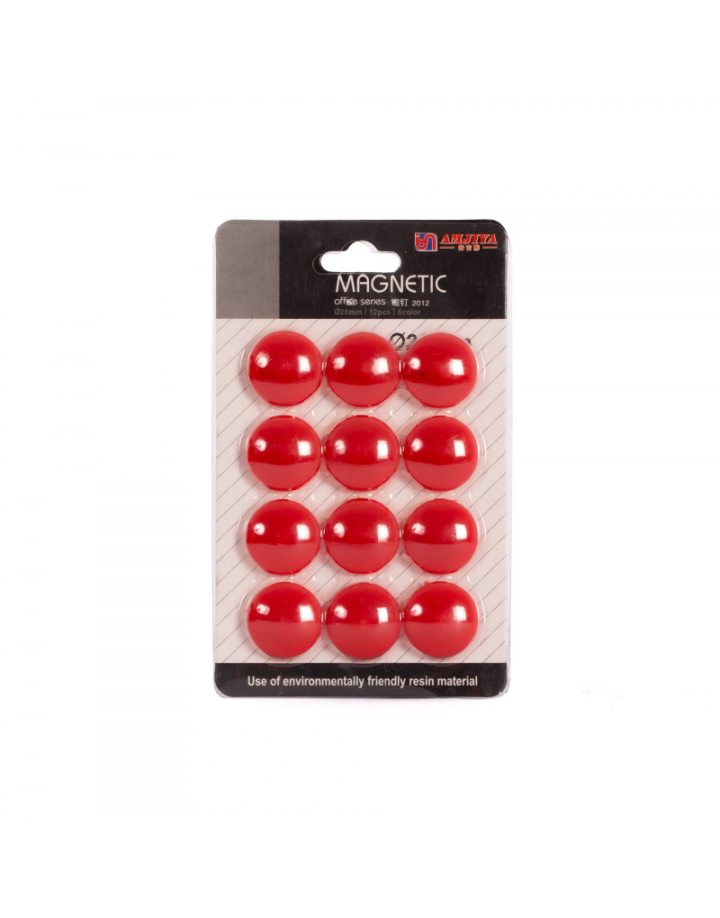 Set 12 imanes para pizarra