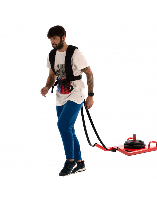 Trineo entrenamiento para discos olímpicos