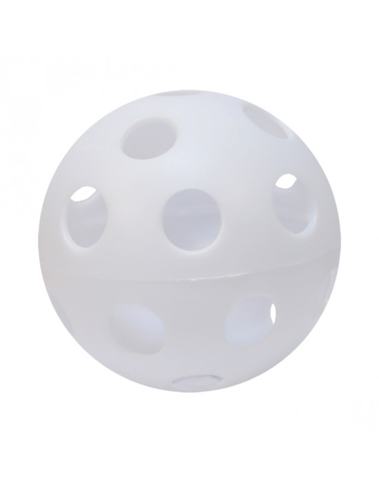 Lote 5 pelotas hockey/floorball con agujeros 100mm
