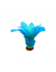 Lote 8 indiakas fútbol pluma bicolor